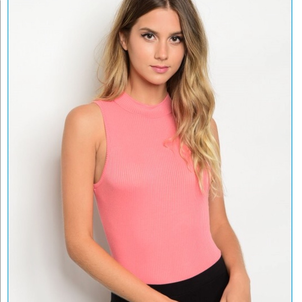 NWT body suit peach fashion piece